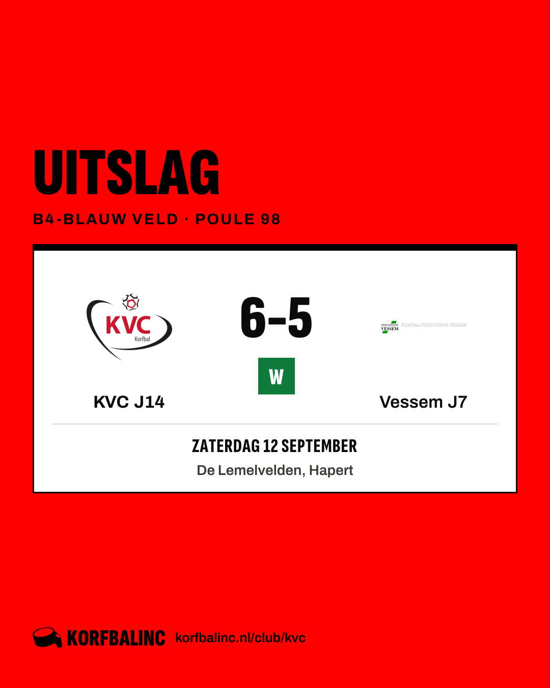 KVC J14 - Vessem J7