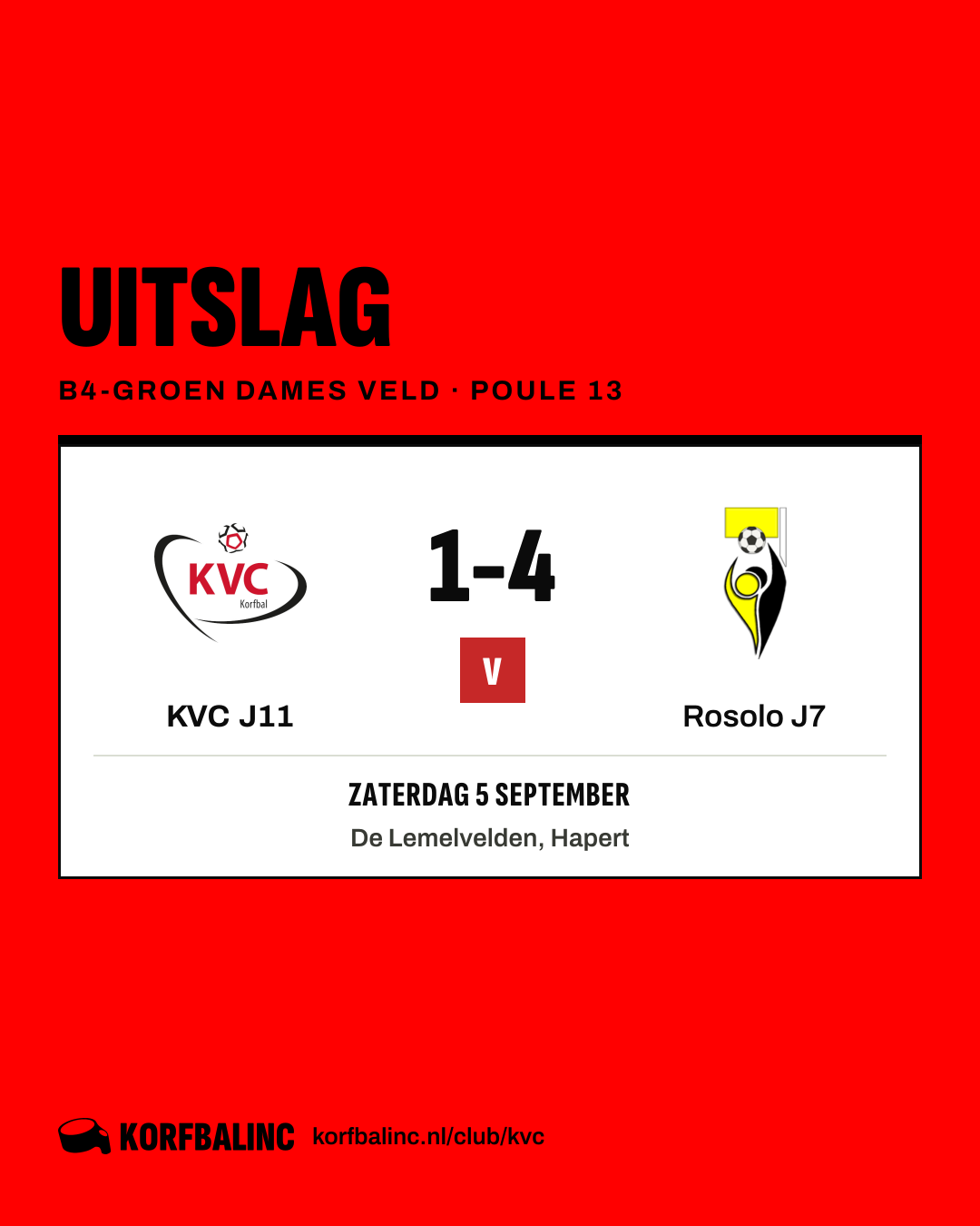 KVC J11 - Rosolo J7