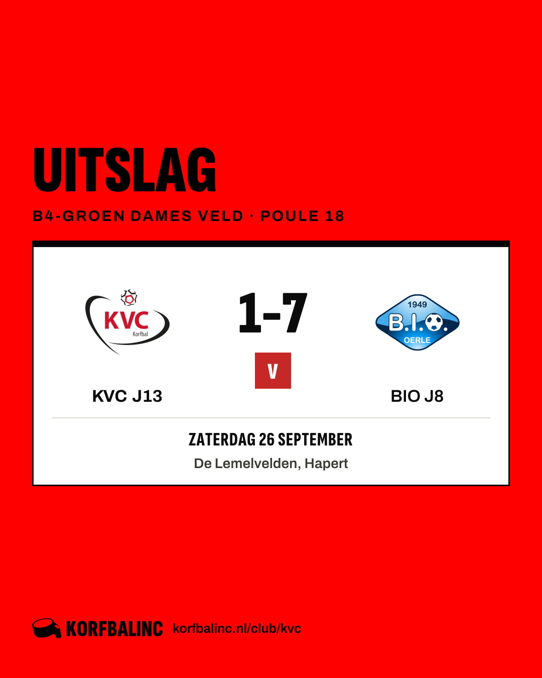 KVC J13 - BIO J8