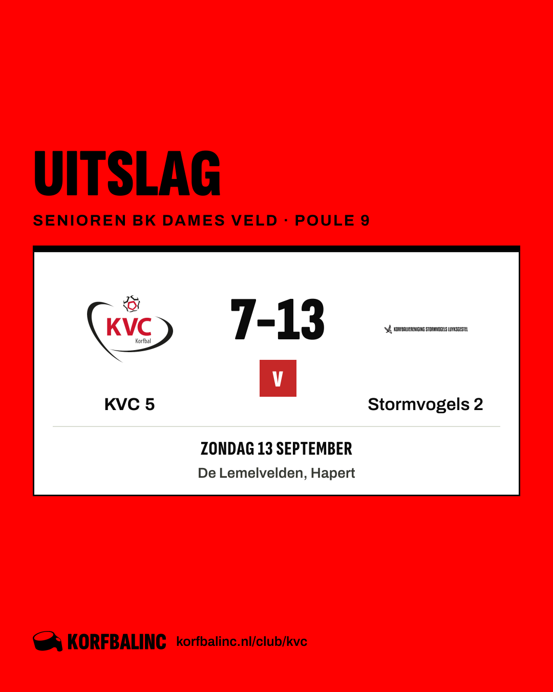 KVC 5 - Stormvogels 2