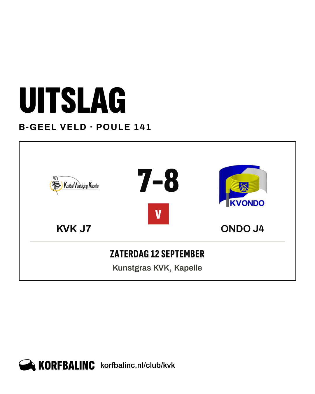 KVK J7 - ONDO J4