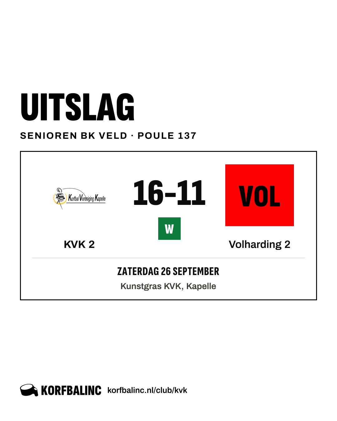 KVK 2 - Volharding 2