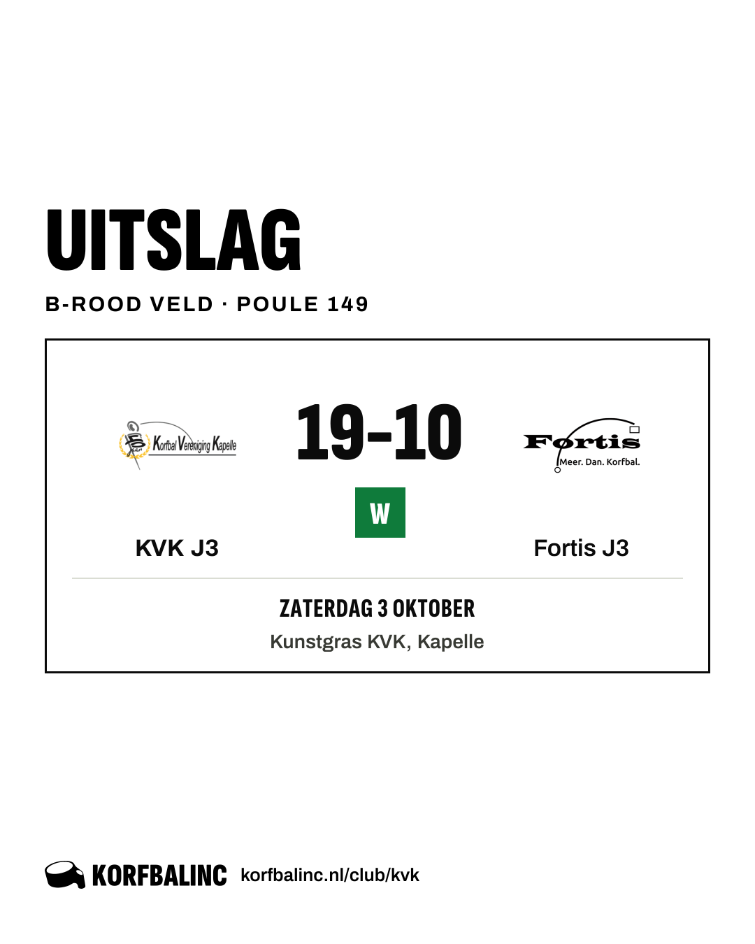 KVK J3 - Fortis J3
