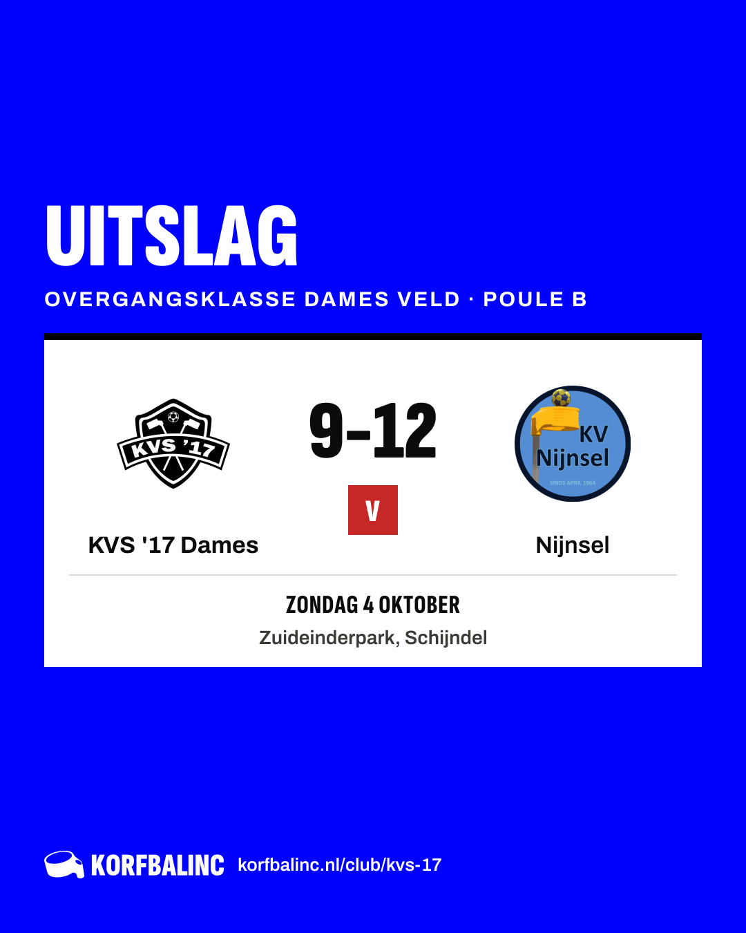 KVS '17 Dames - Nijnsel