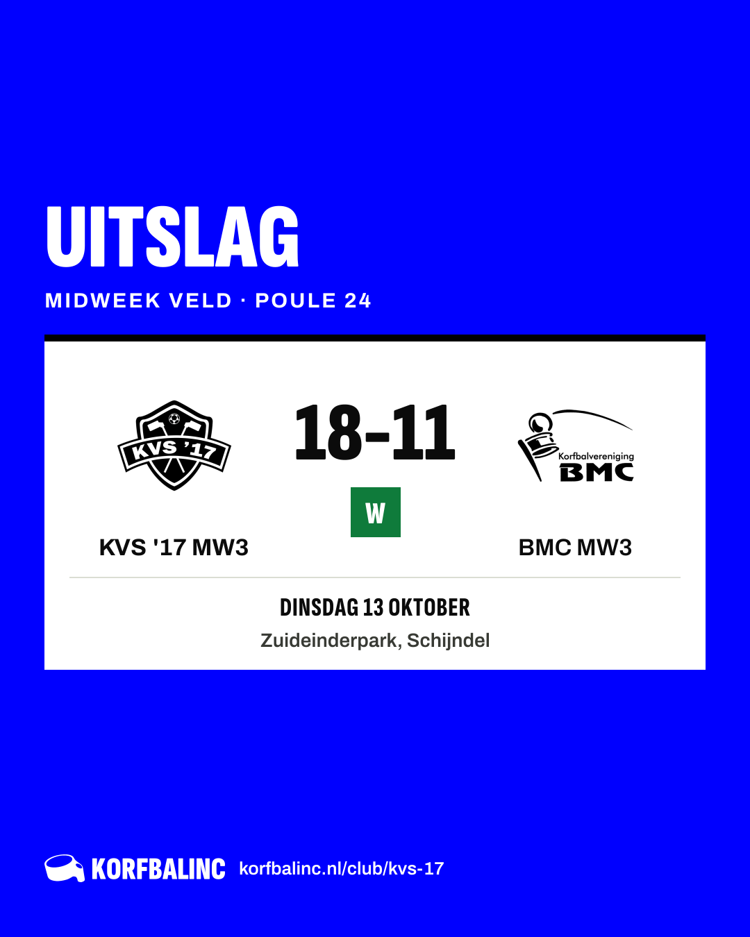 KVS '17 MW3 - BMC MW3