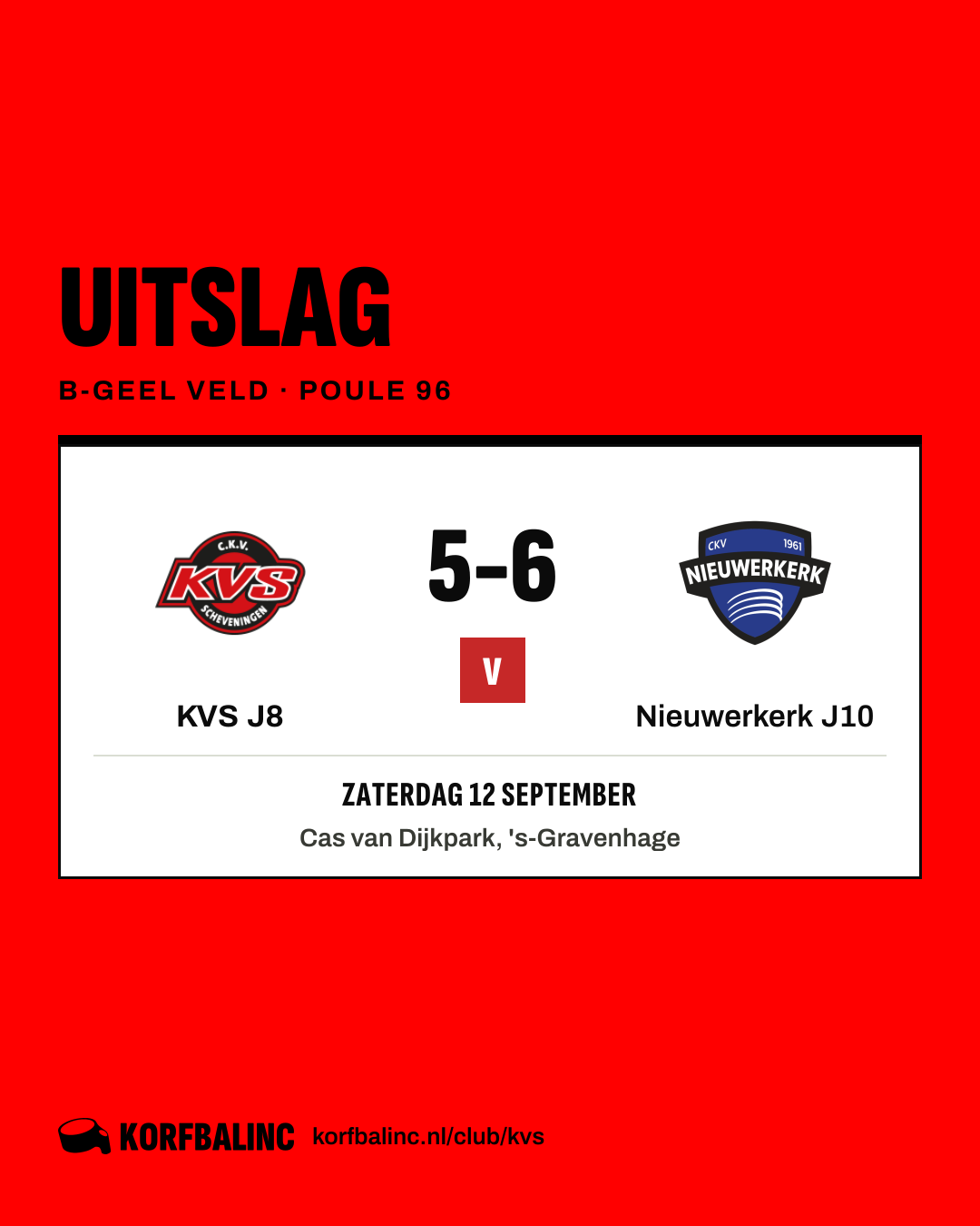 KVS J8 - Nieuwerkerk J10