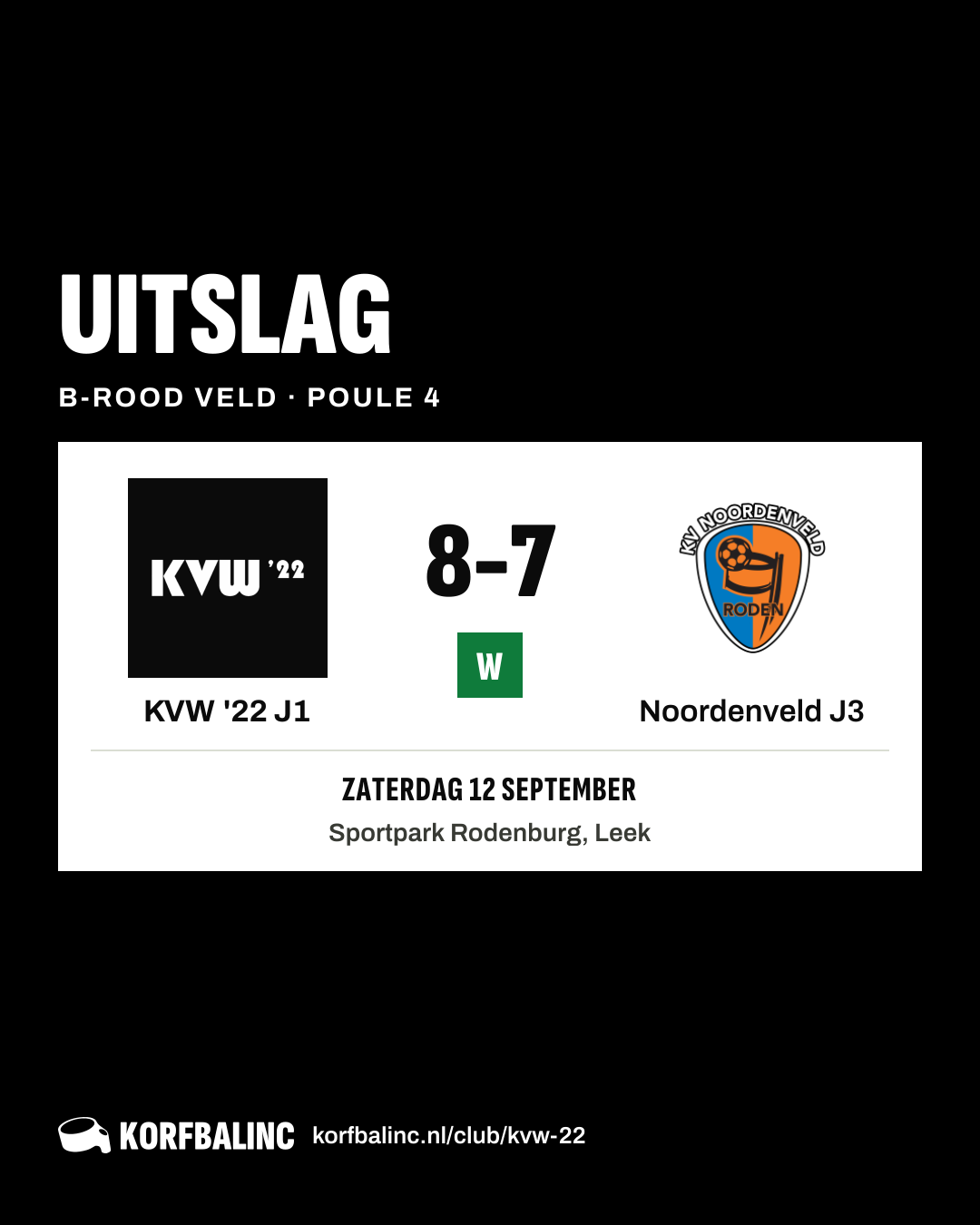 KVW '22 J1 - Noordenveld J3