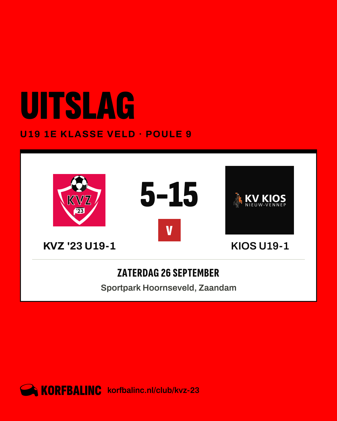 KVZ '23 U19-1 - KIOS U19-1