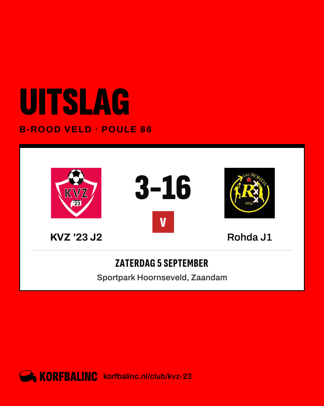 KVZ '23 J2 - Rohda J1
