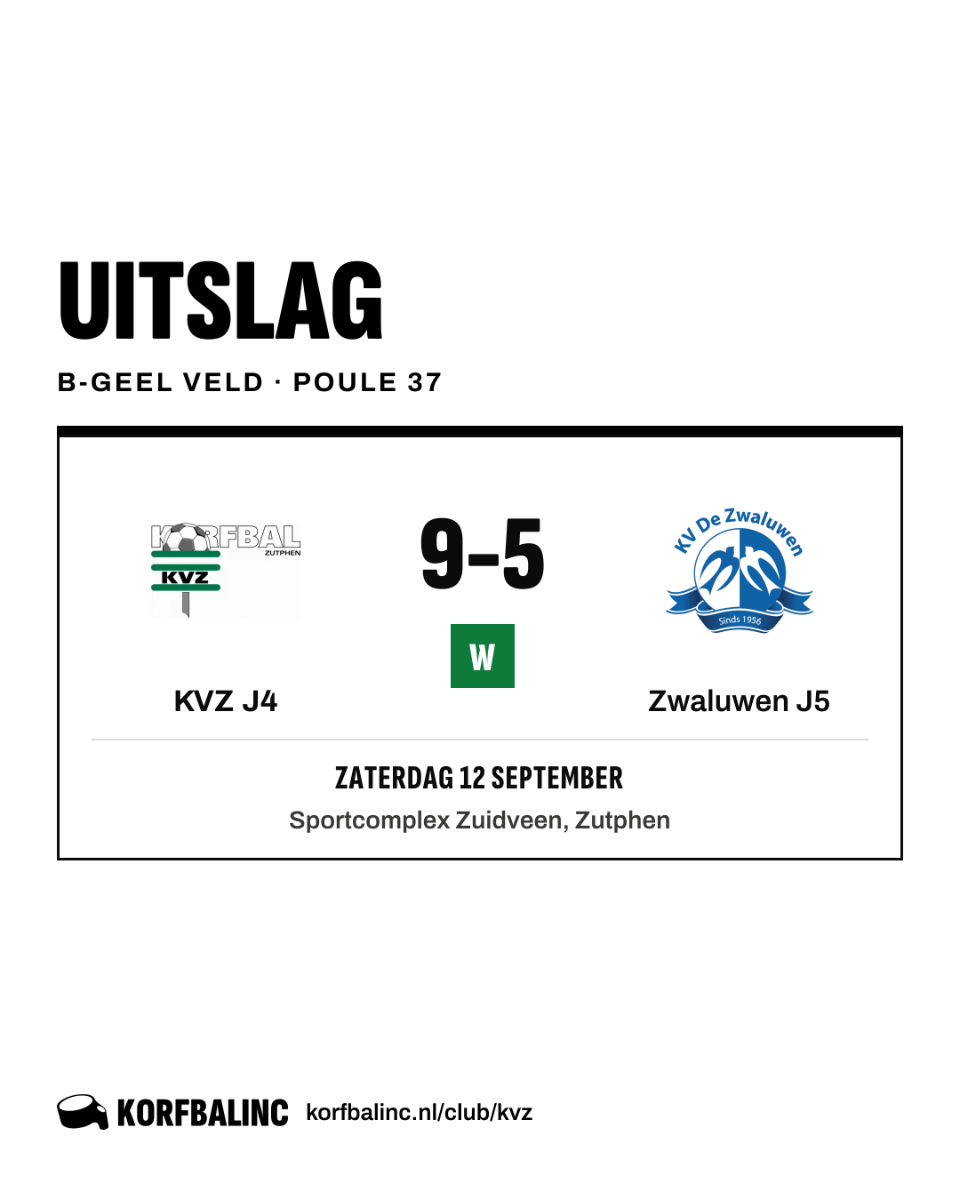 KVZ J4 - Zwaluwen J5