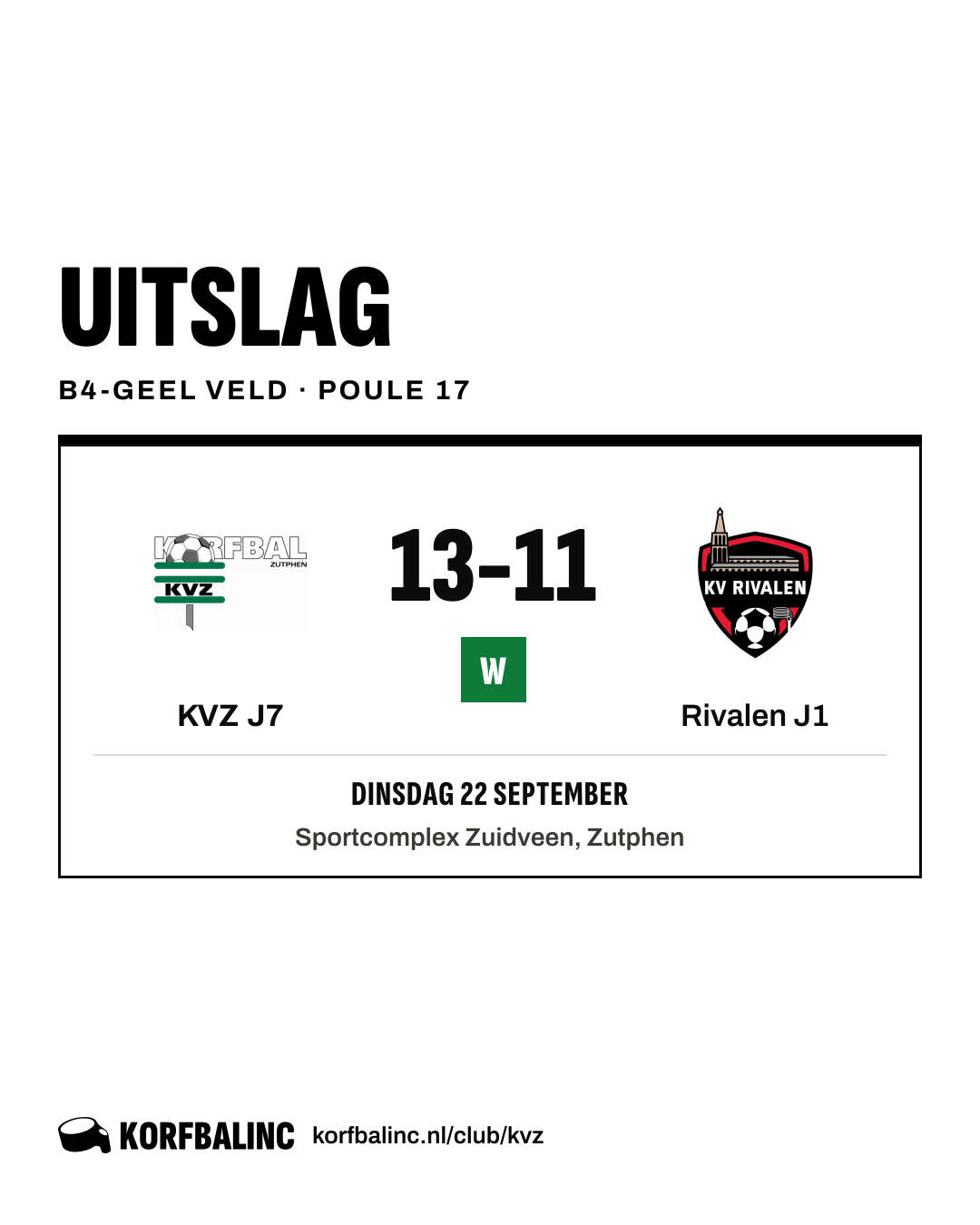 KVZ J7 - Rivalen J1