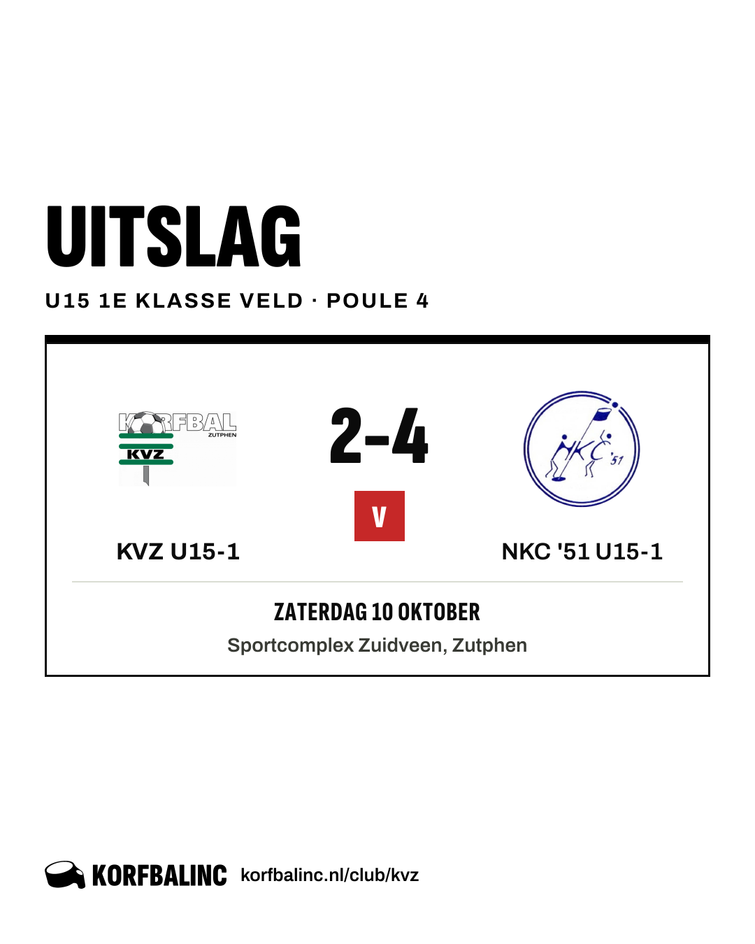 KVZ U15-1 - NKC '51 U15-1