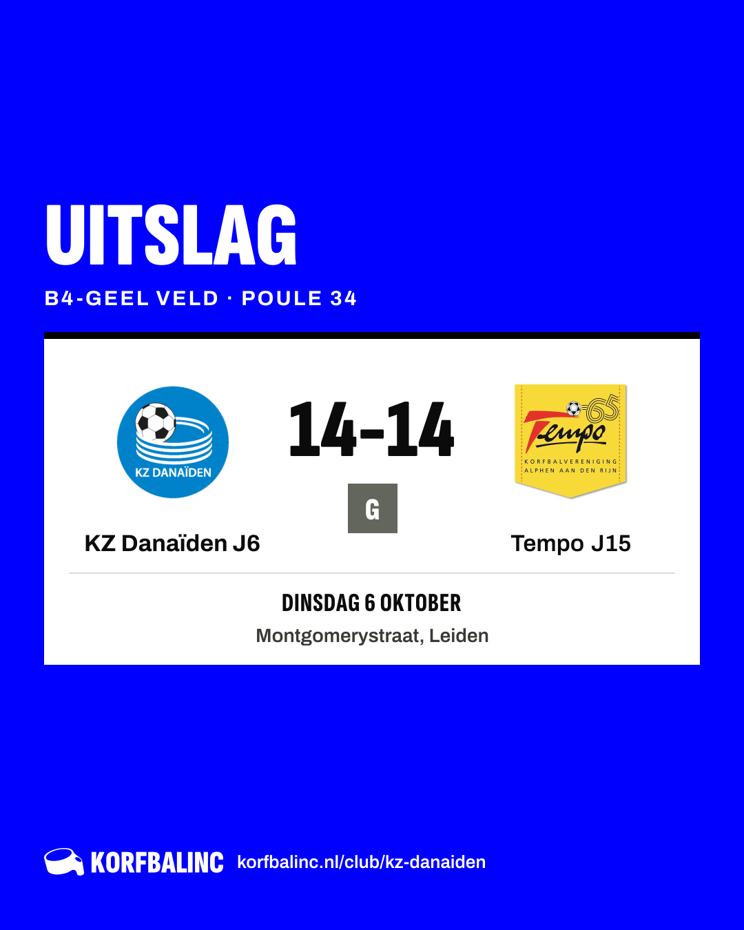 KZ Danaïden J6 - Tempo J15