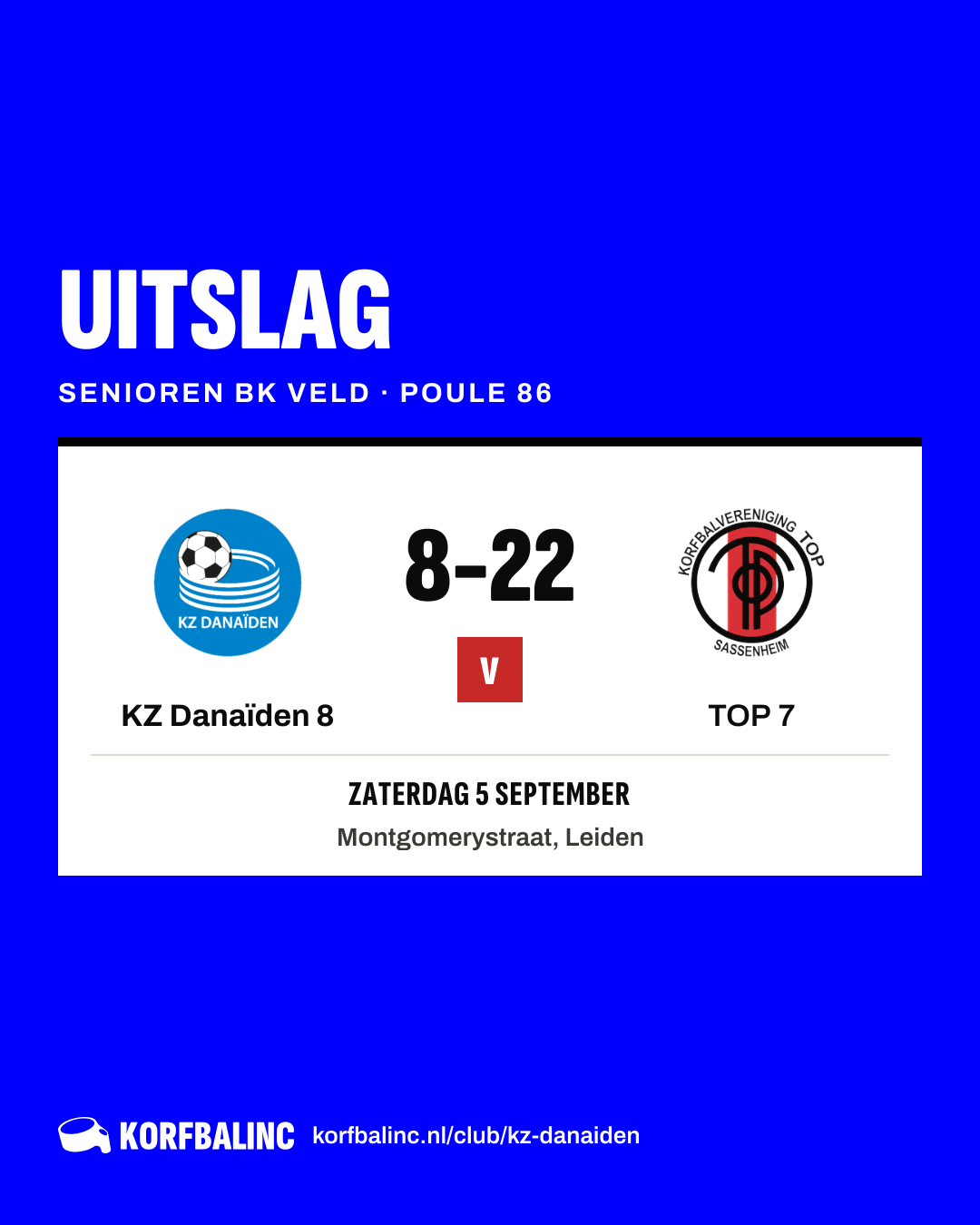 KZ Danaïden 8 - TOP 7