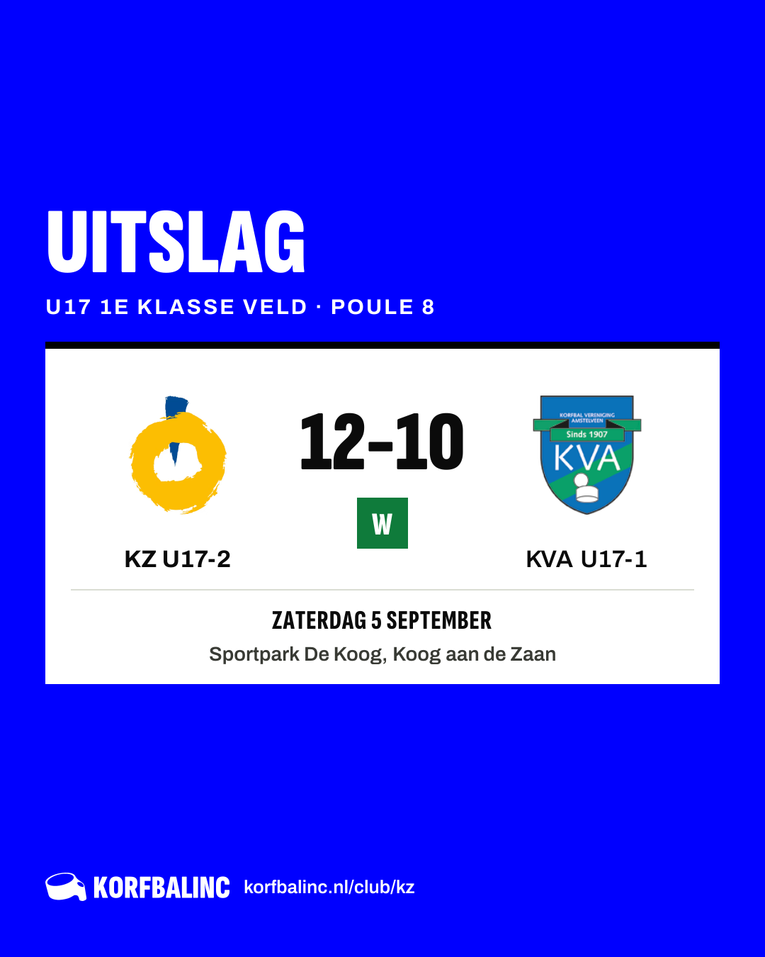 KZ U17-2 - KVA U17-1