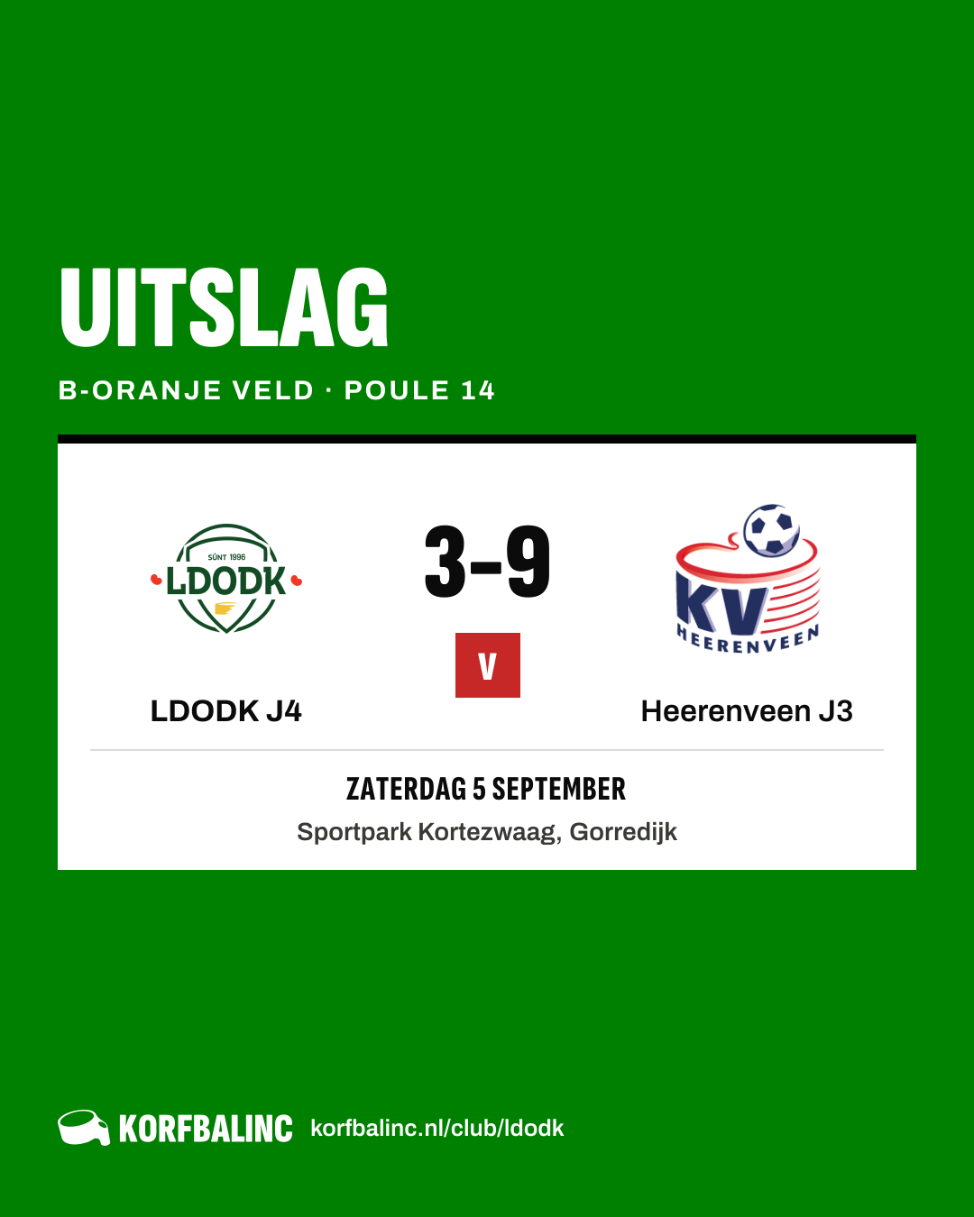 LDODK J4 - Heerenveen J3