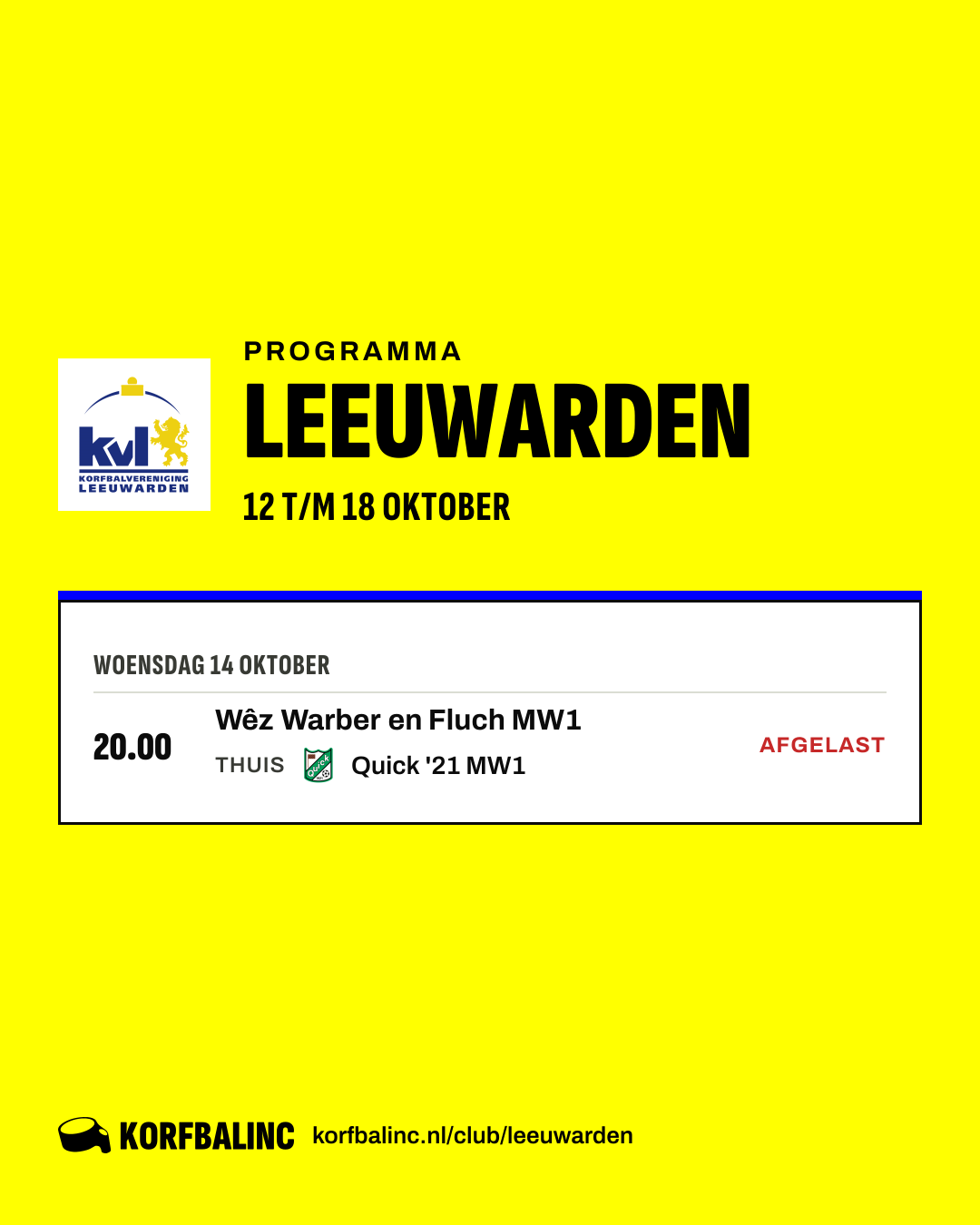 Programma Leeuwarden
