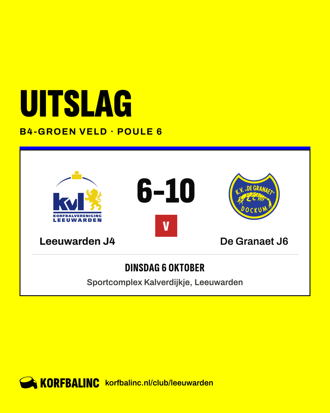 Leeuwarden J4 - De Granaet J6