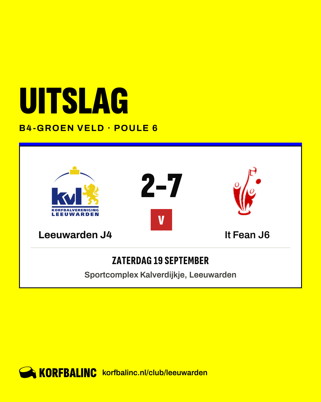 Leeuwarden J4 - It Fean J6