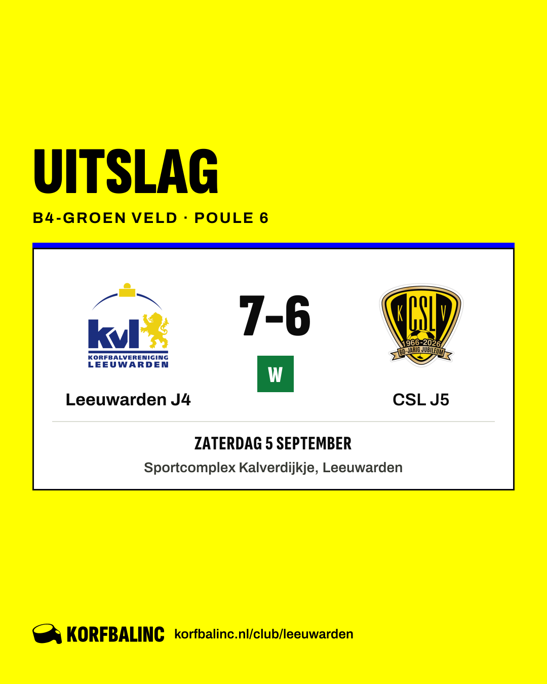 Leeuwarden J4 - CSL J5