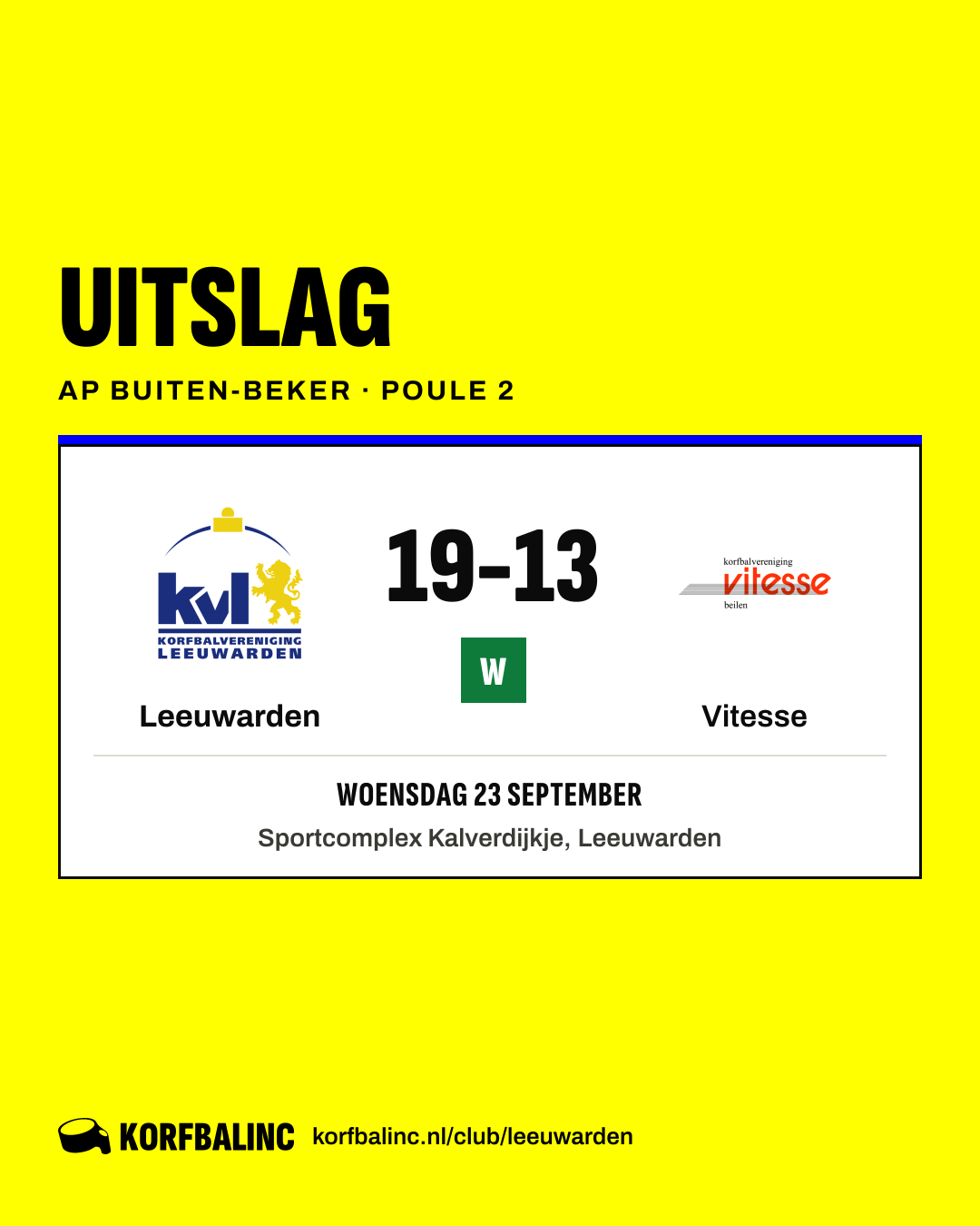 Leeuwarden - Vitesse