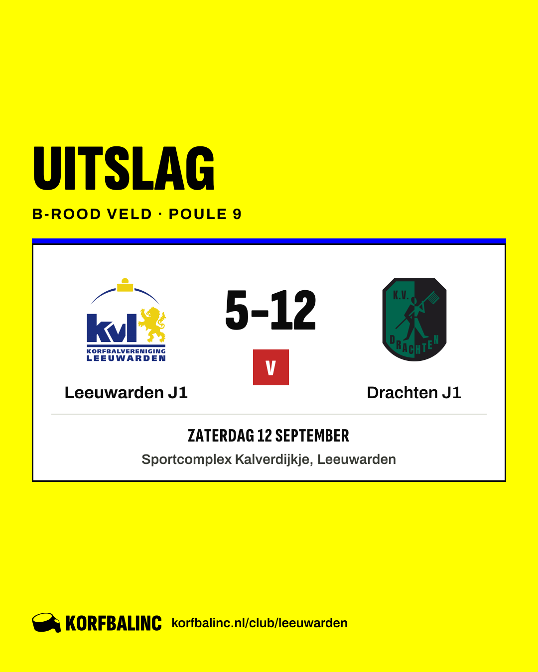 Leeuwarden J1 - Drachten J1