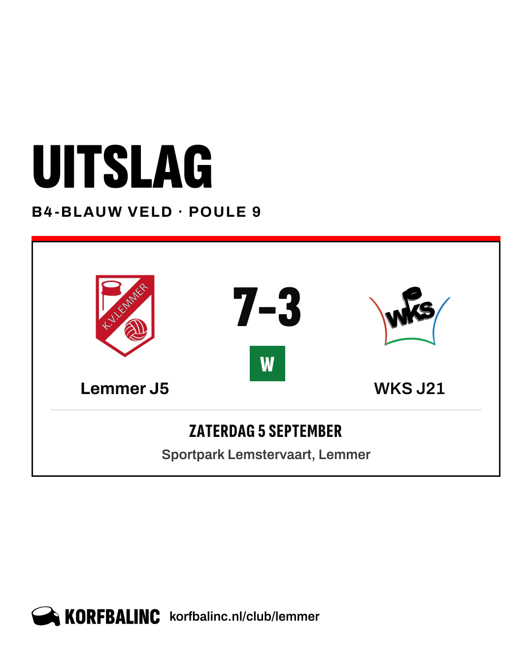 Lemmer J5 - WKS J21