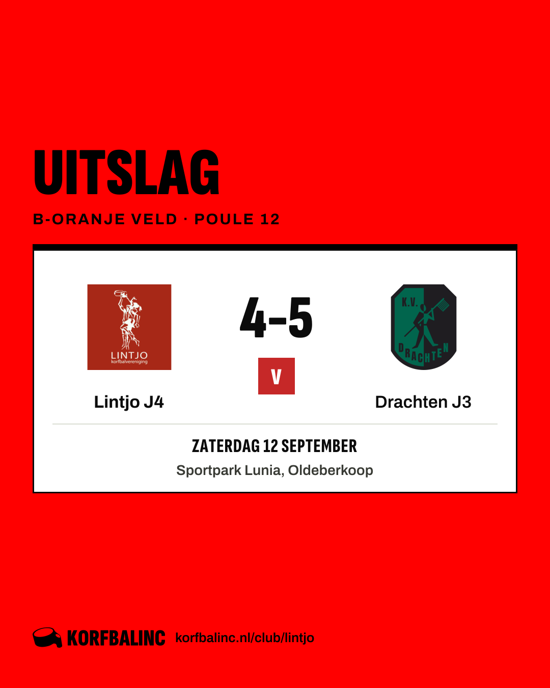 Lintjo J4 - Drachten J3