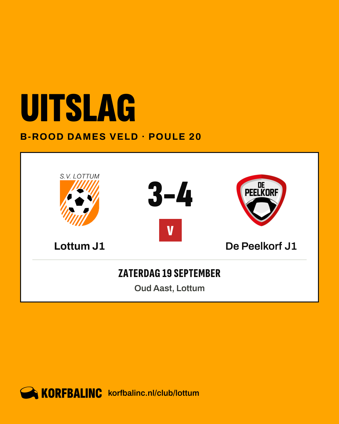 Lottum J1 - De Peelkorf J1