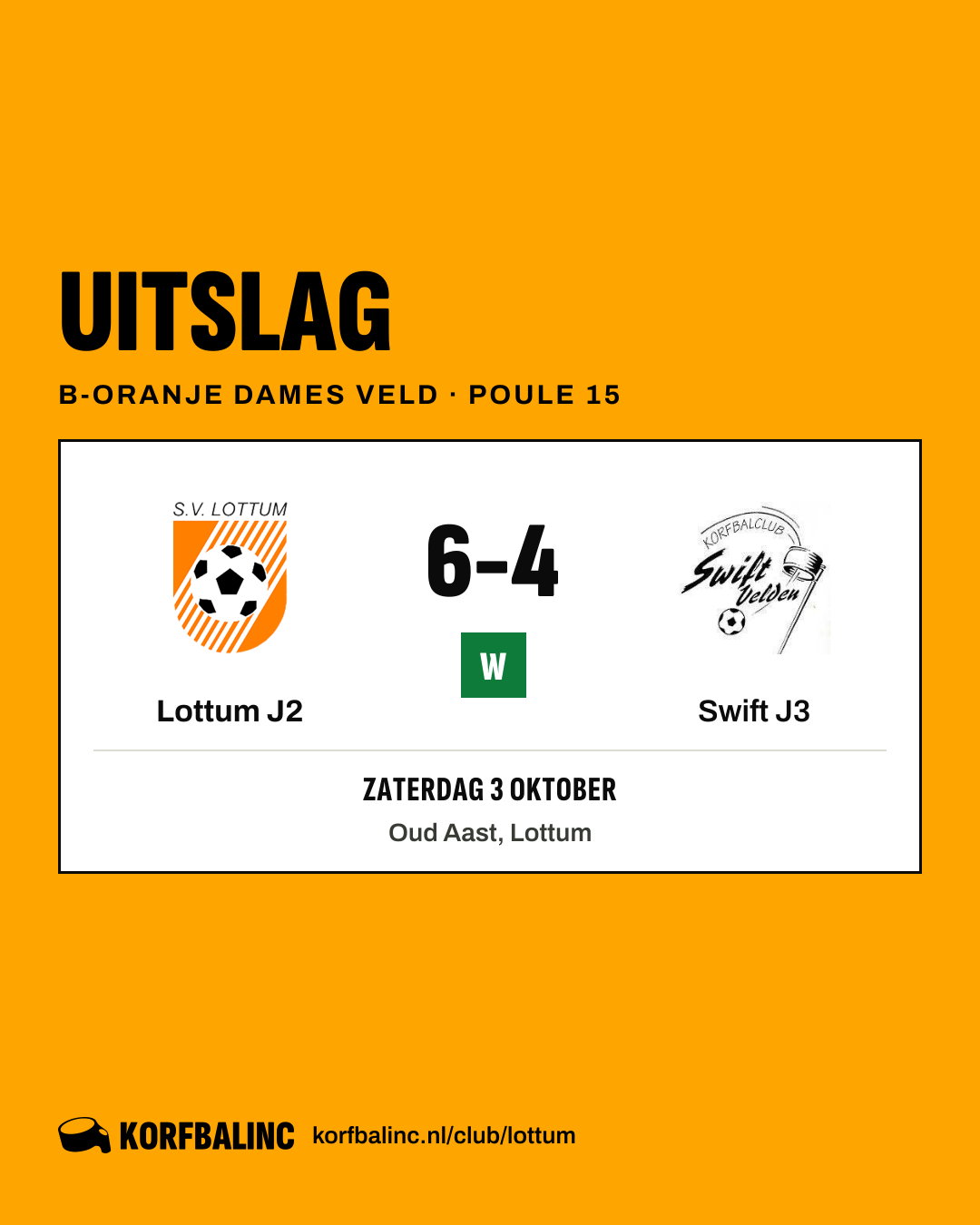 Lottum J2 - Swift J3