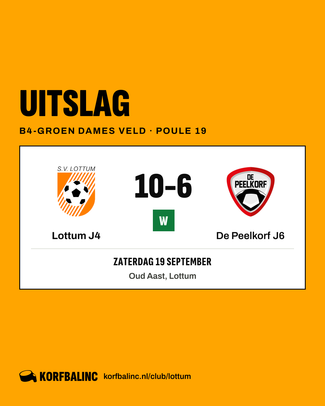 Lottum J4 - De Peelkorf J6