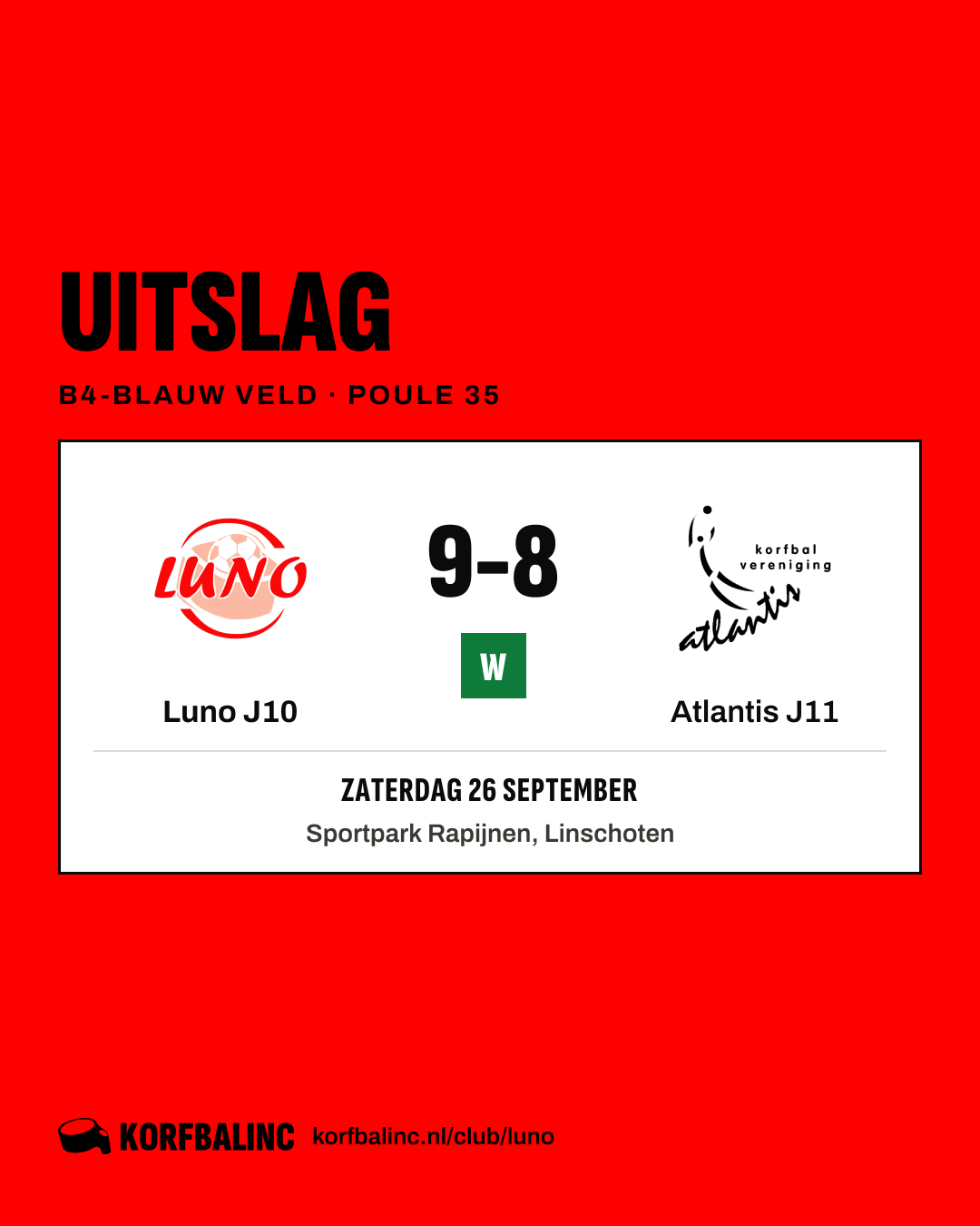 Luno J10 - Atlantis J11