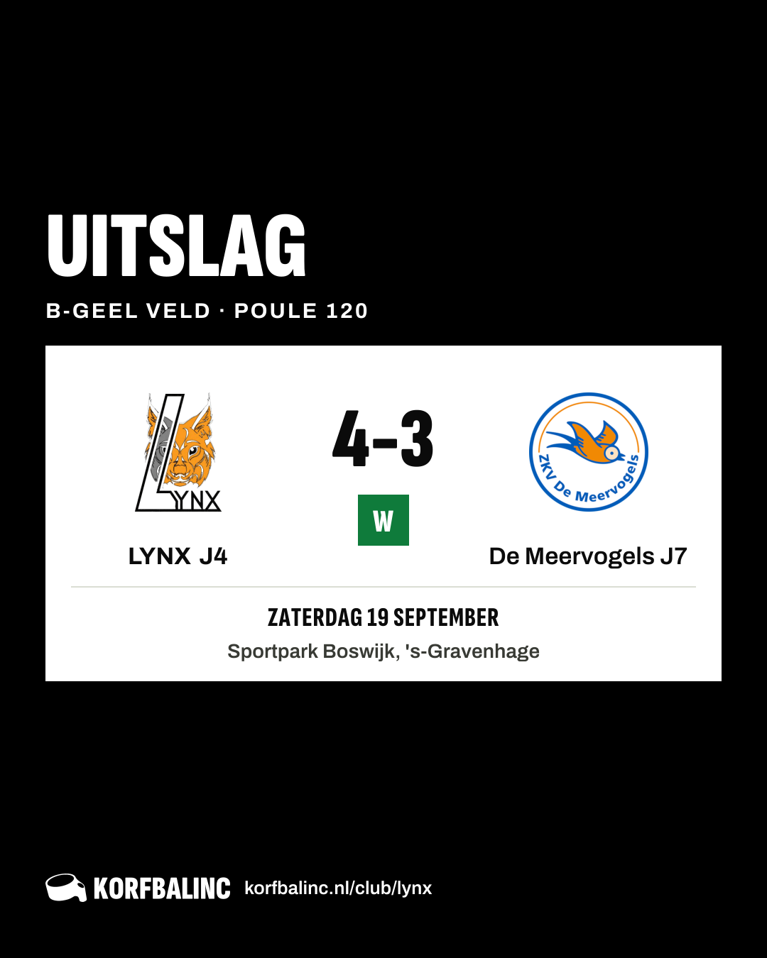 LYNX J4 - De Meervogels J7