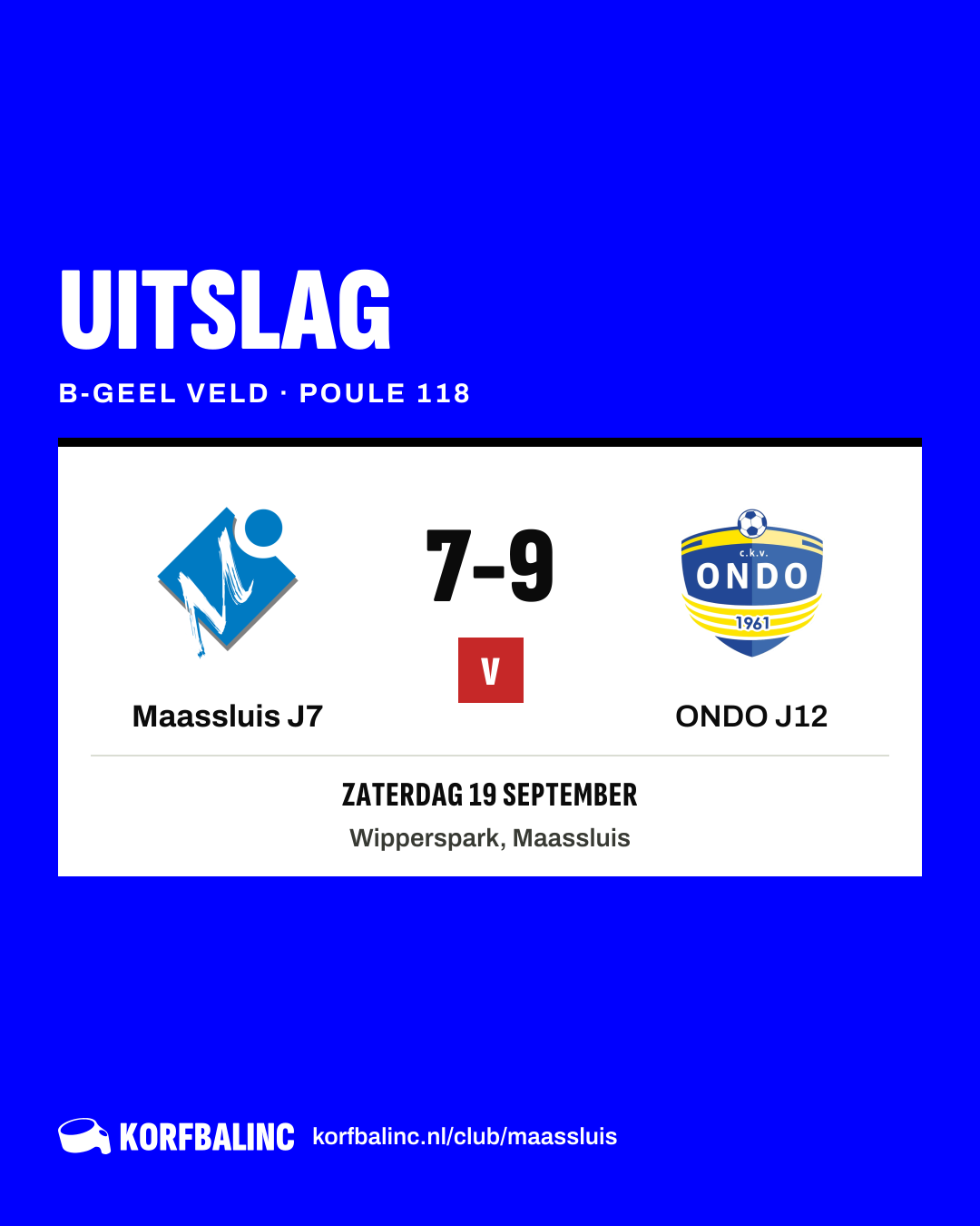Maassluis J7 - ONDO J12