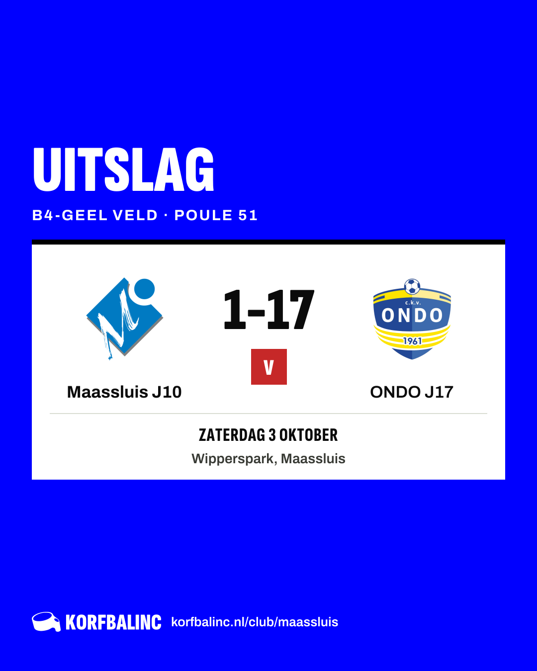 Maassluis J10 - ONDO J17