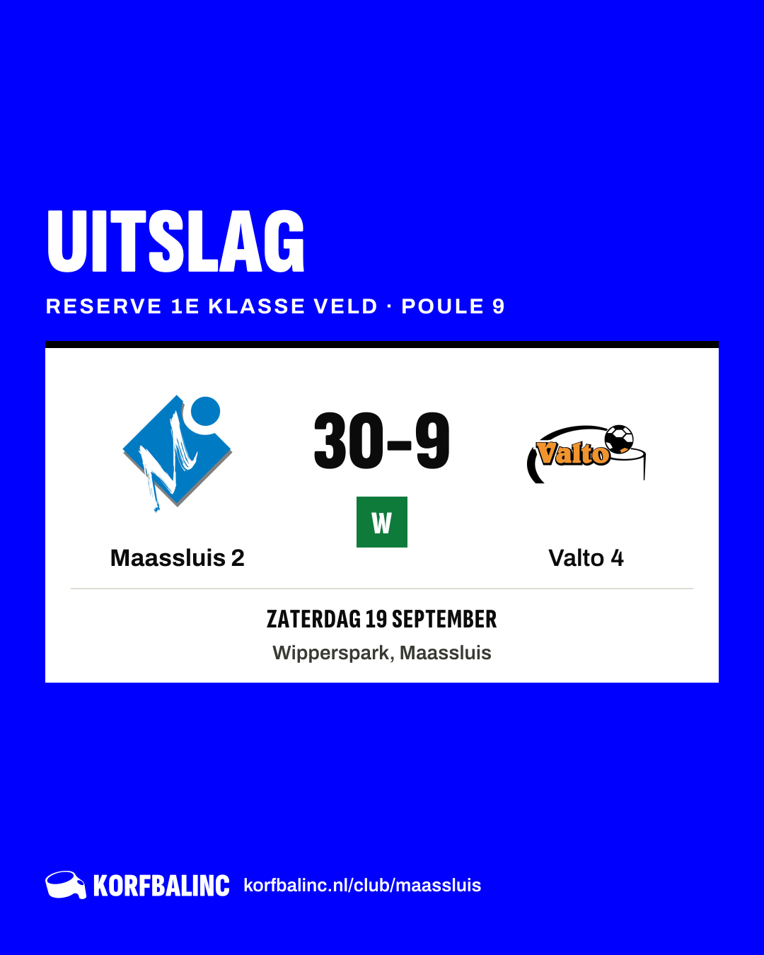 Maassluis 2 - Valto 4