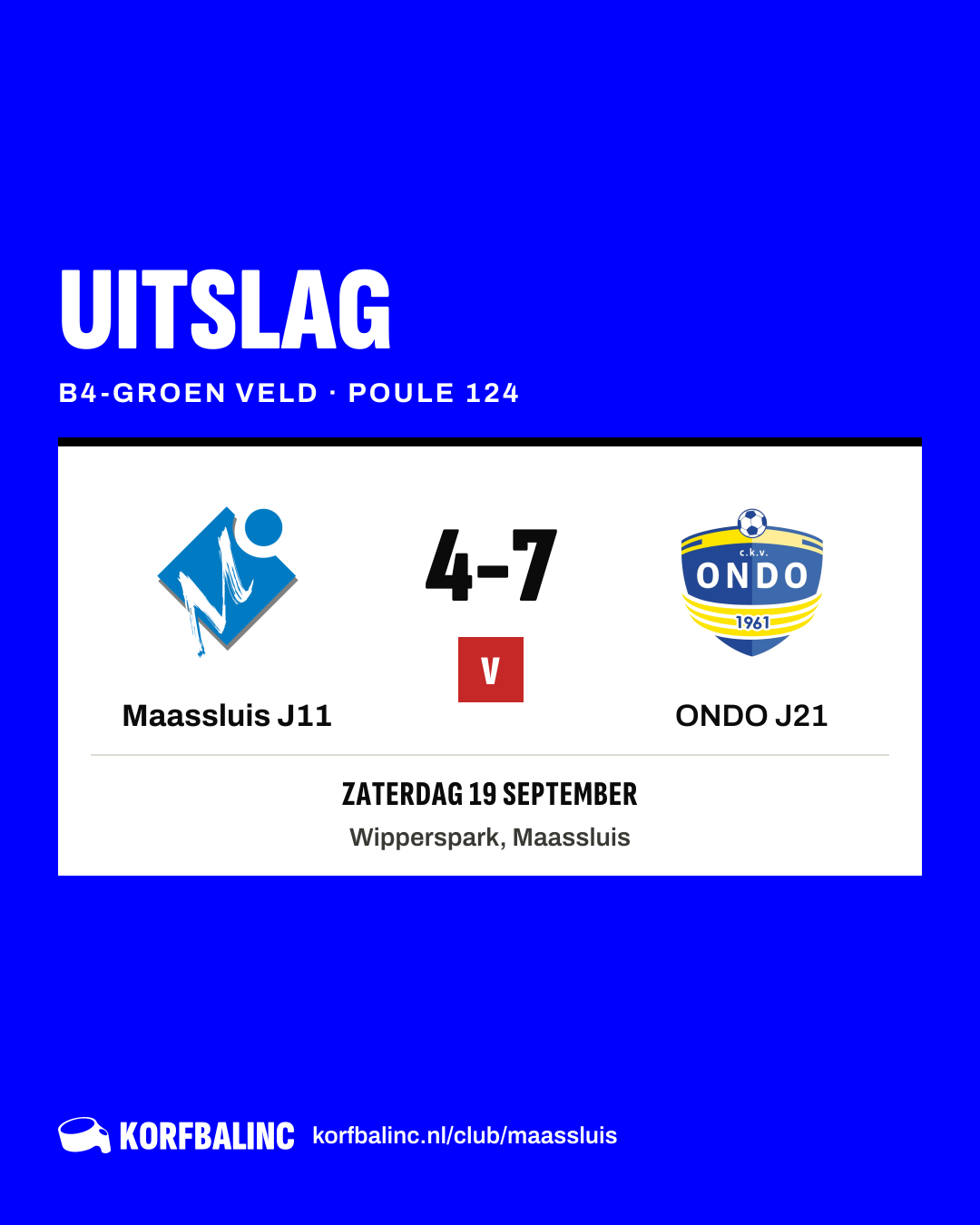 Maassluis J11 - ONDO J21