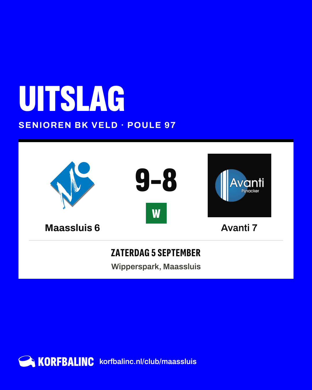 Maassluis 6 - Avanti 7