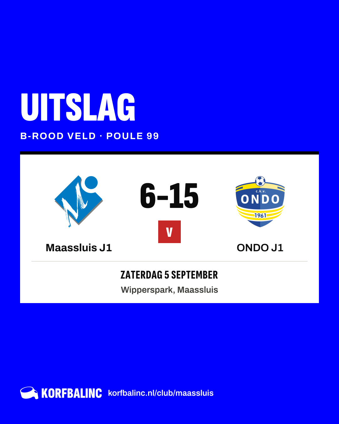 Maassluis J1 - ONDO J1