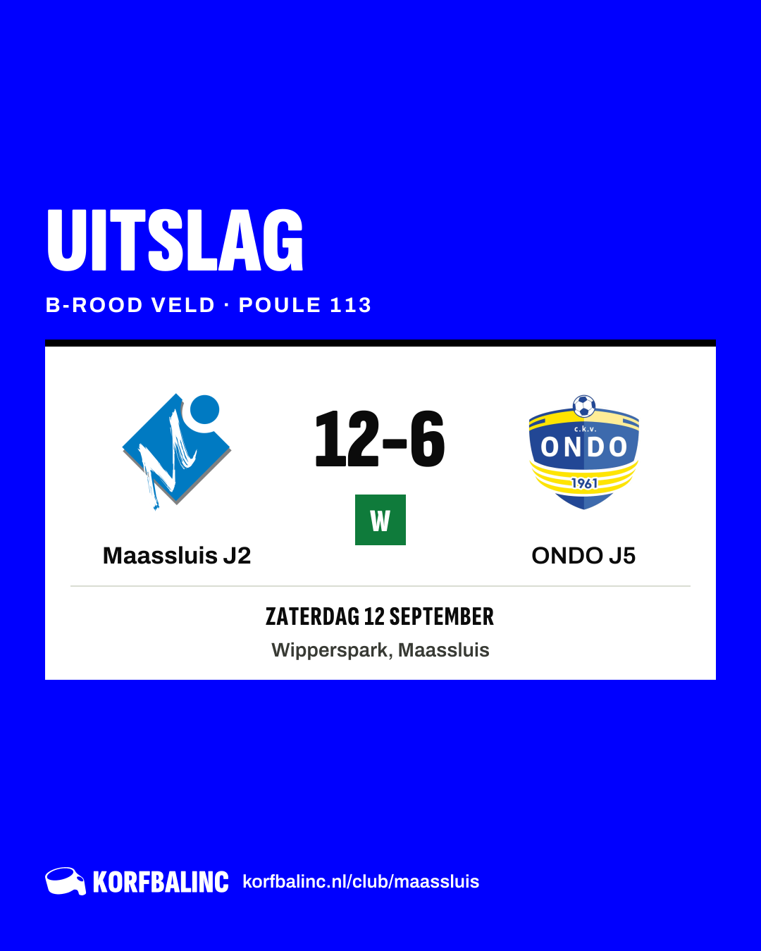 Maassluis J2 - ONDO J5