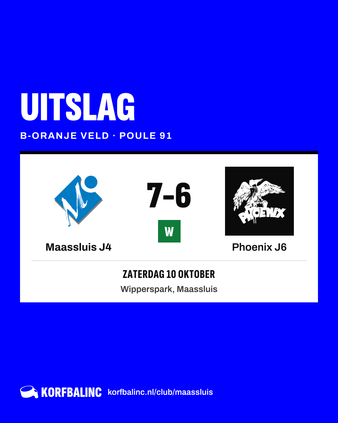 Maassluis J4 - Phoenix J6