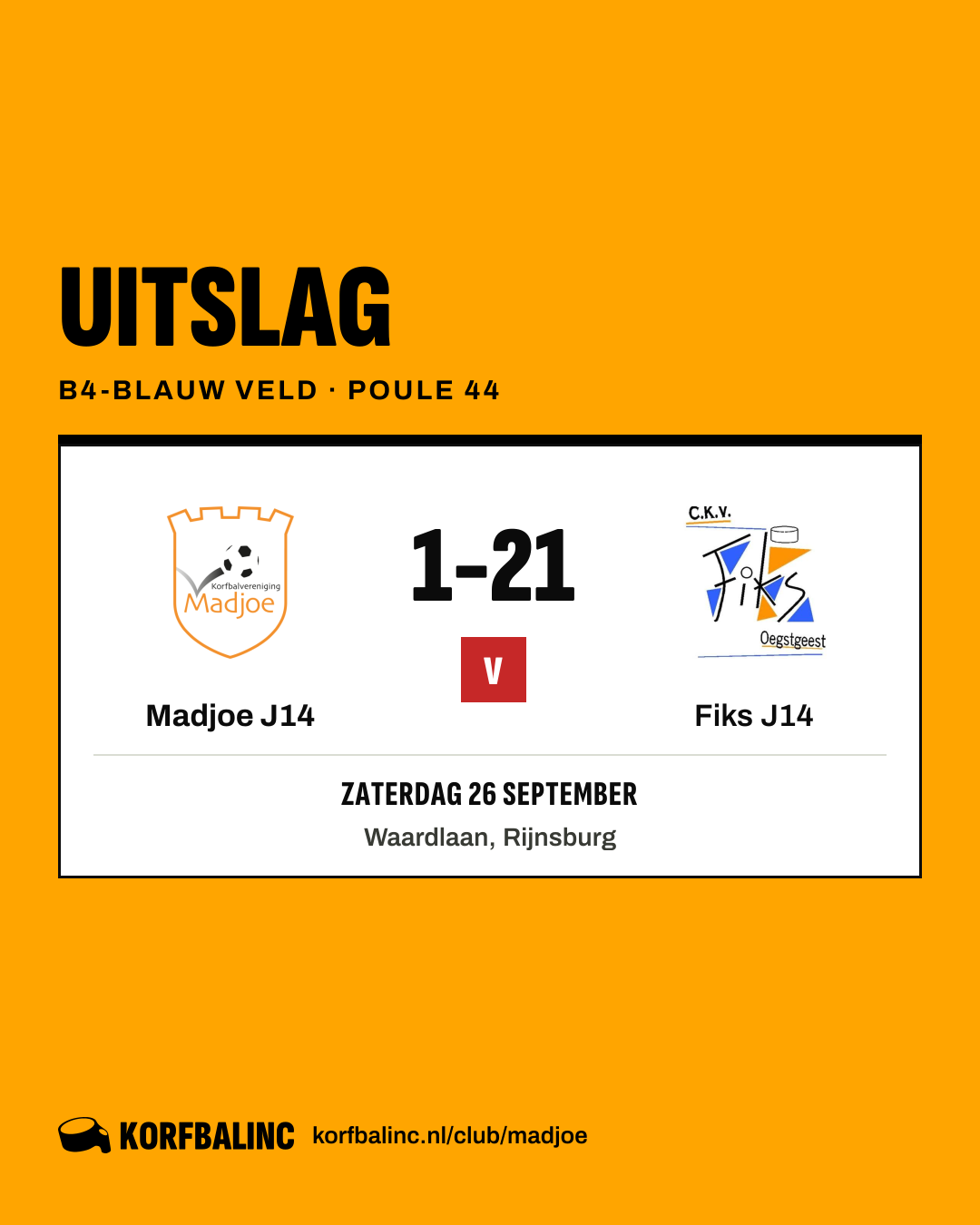 Madjoe J14 - Fiks J14