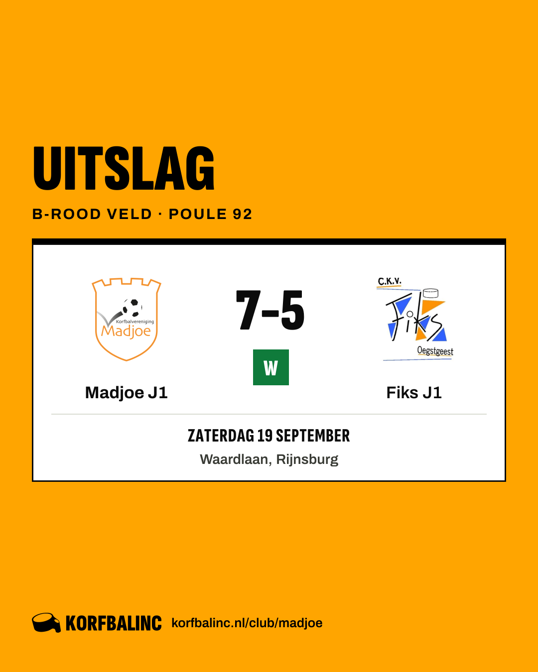 Madjoe J1 - Fiks J1