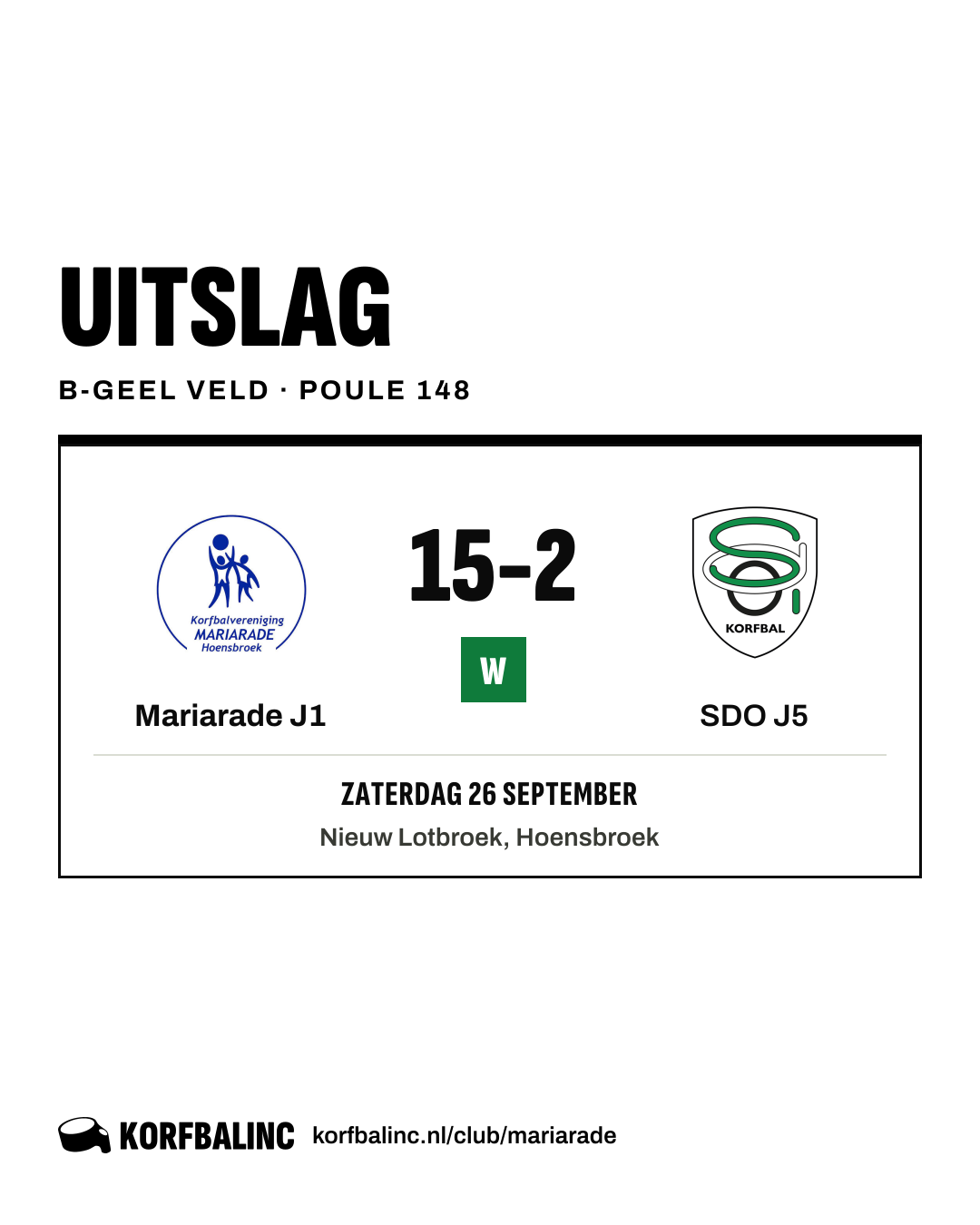 Mariarade J1 - SDO J5