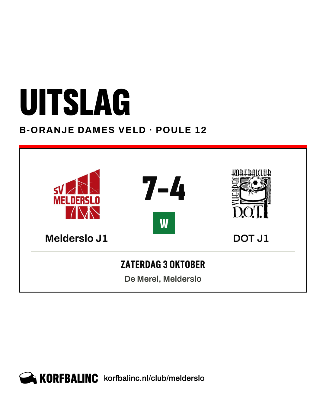 Melderslo J1 - DOT J1