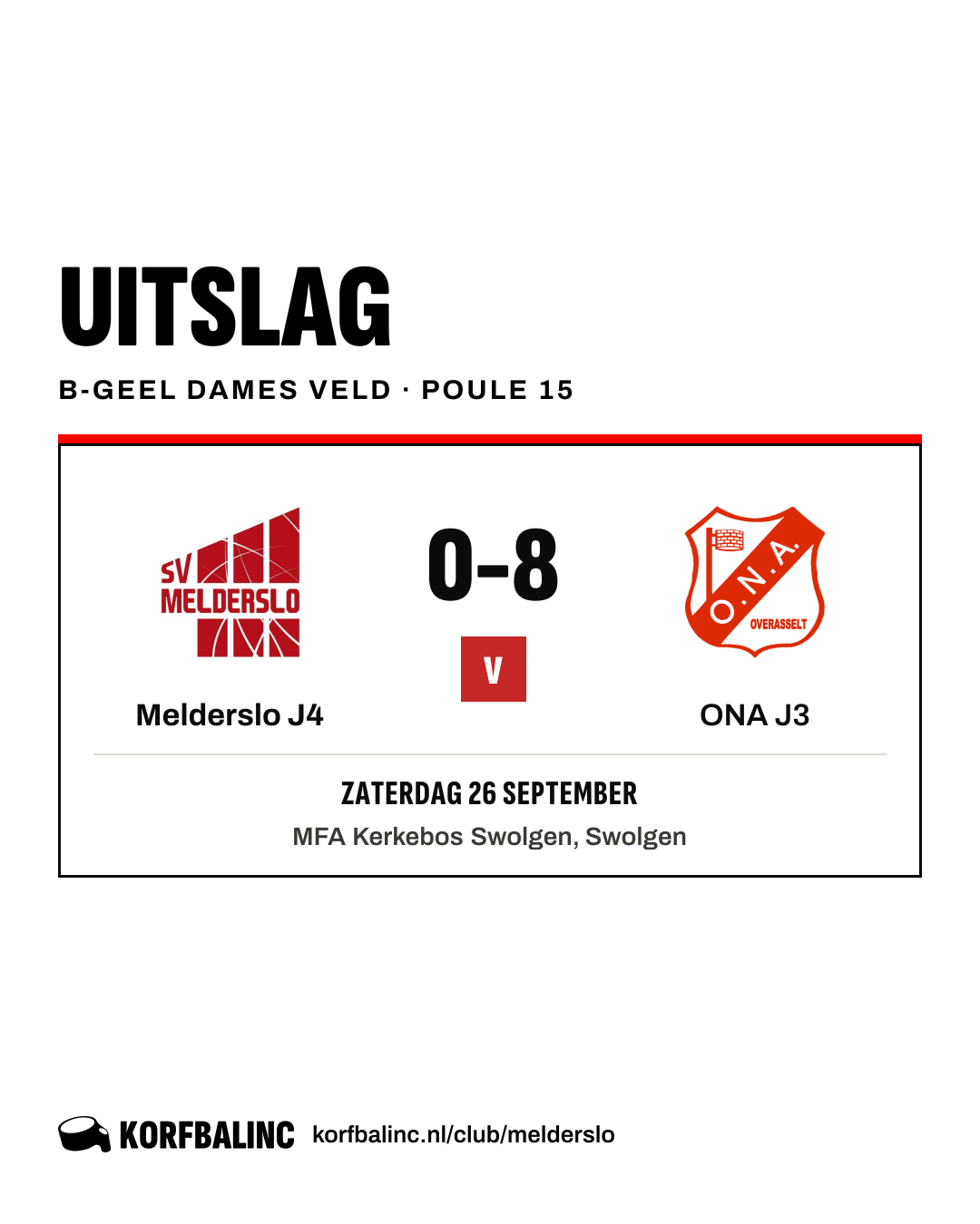 Melderslo J4 - ONA J3
