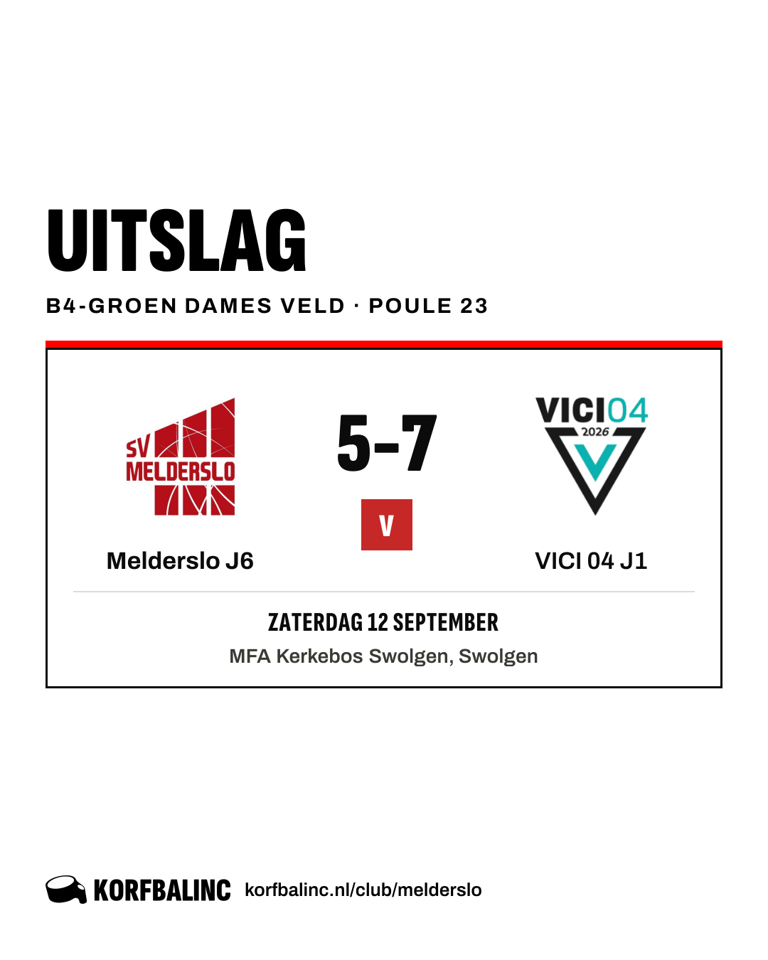 Melderslo J6 - VICI 04 J1