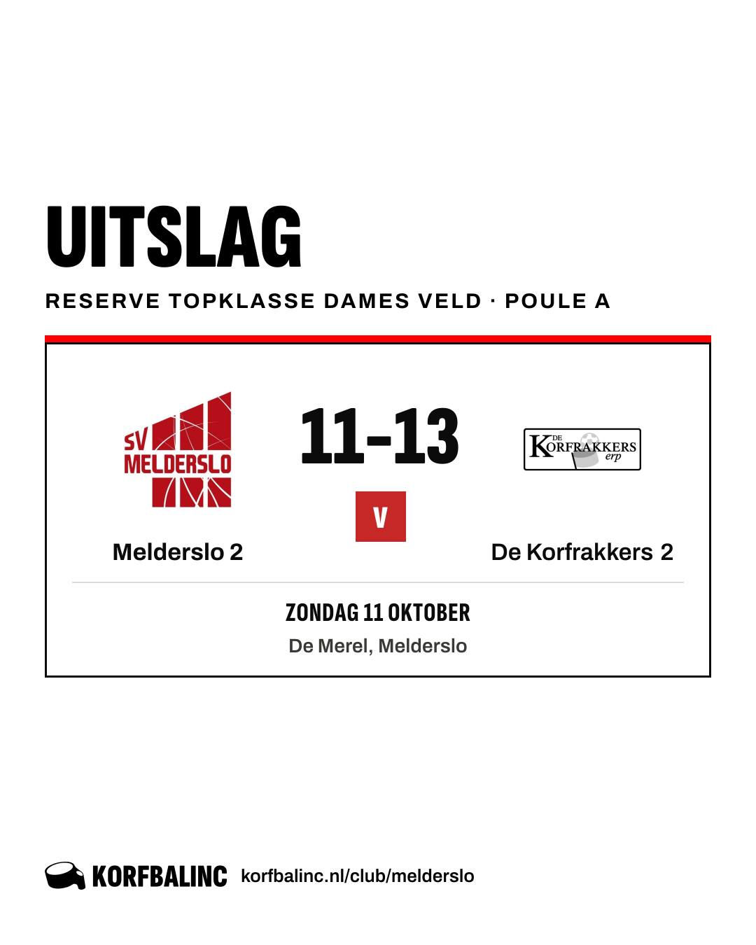 Melderslo 2 - De Korfrakkers 2