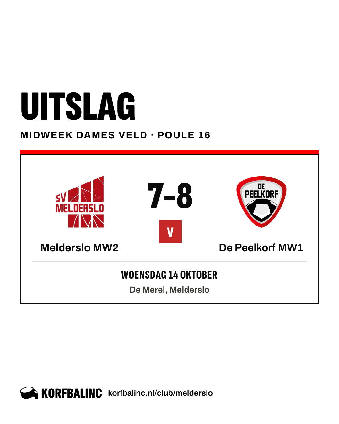 Melderslo MW2 - De Peelkorf MW1