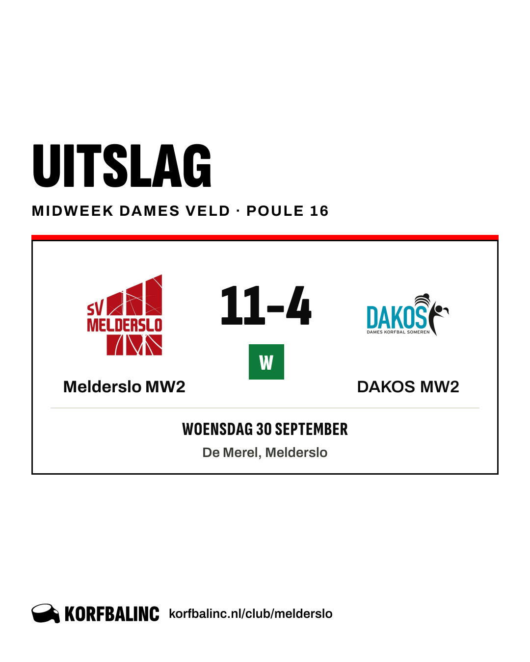 Melderslo MW2 - DAKOS MW2